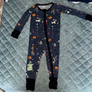 LIMITED EDITION Little Sleepies Nightmare Before Christmas 6-12 Month Zippy